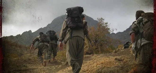 Takip edilen PKK’lılar patlayıcı madde poşetlerini tarlaya attı!
