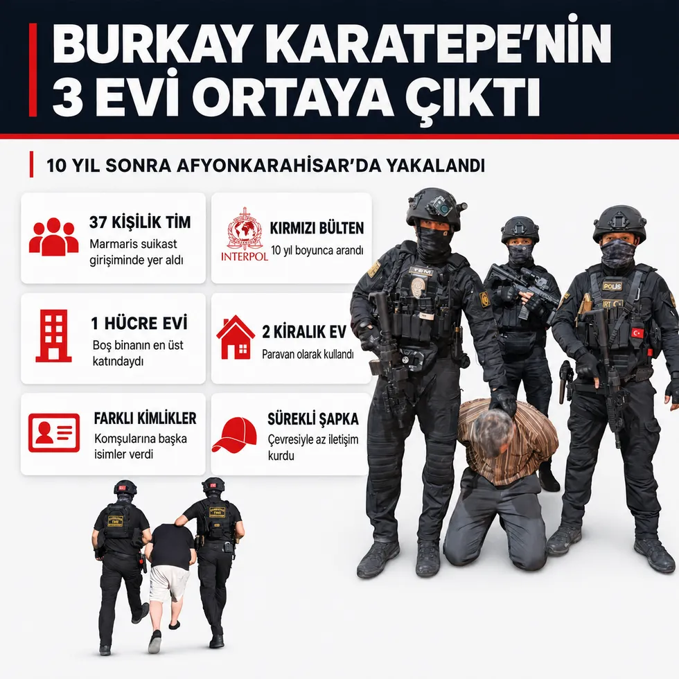 "Bukalemun" hainin inine girildi: 10 yıllık firar Afyonkarahisar'daki hücre evinde son buldu! 3 ayrı paravan ev - 1