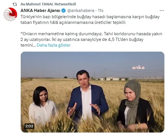 tarim-ve-orman-bakani-vahit-kirisci-bugdayda-beklenen-21-milyon-ton-rekolte-turkiyenin-ihtiyacinin-karsilanmas-1684959797975.jpg Tarım ve Orman Bakanı Vahit Kirişci'den buğday taban fiyatı açıklaması: Açıklanacak fiyat üreticilerimizi mutlu edecek - 2