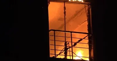 Kırıkkale’de korkutan yangın! Mahsur kalan vatandaş camdan atladı