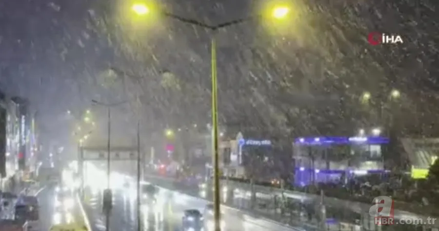 Meteoroloji uyarmıştı! İstanbul’da beklenen kar başladı 3