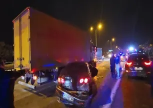 TEM Otoyolu’nda zincirleme kaza: 2 yaralı