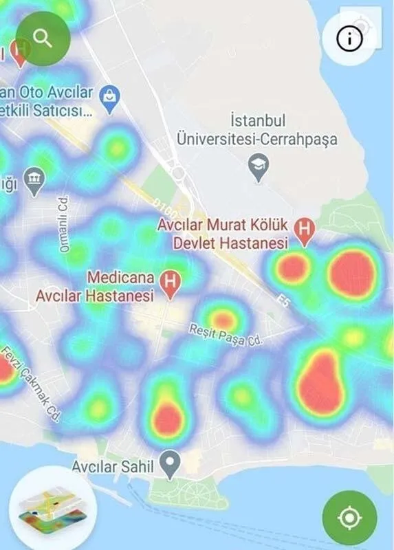 İstanbul ilçe ilçe koronavirüs haritası | Bu bölgelerde oturanlar dikkat! İşte son durum