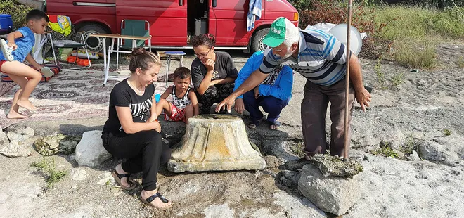 İznik Gölü’nde tarihi eser bulundu