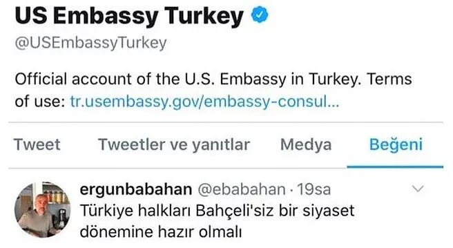 TBMM Başkanvekili Celal Adan’dan ABD Elçiliği’ne Bahçeli tepkisi