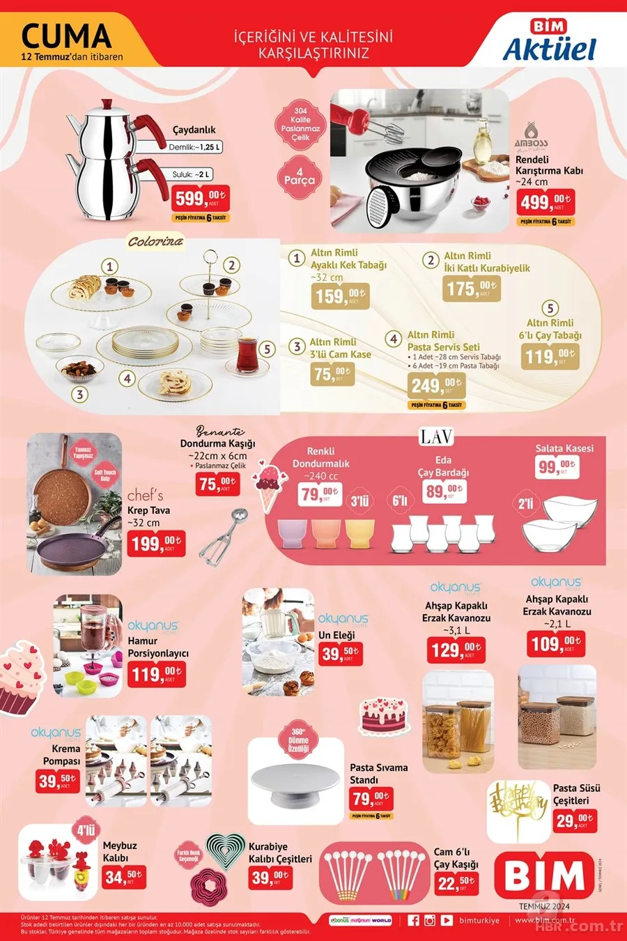 BİM'de bu hafta Bisiklet 3.999 TL, Dik Süpürge 1.799 TL, PS4 SLIM 11.999 TL... BİM'de 12 Temmuz indirim kataloğu yayınlandı! 3