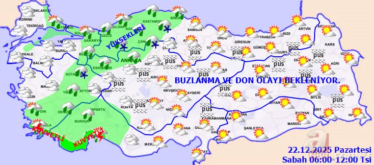 Yağmur, sis ve kar etkili: Meteoroloji İstanbul ve 39 ili uyardı! Soğuklar artacak 16