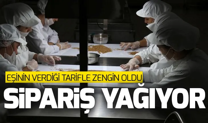 Eşinin verdiği çikolata tarifiyle fabrika sahibi oldu