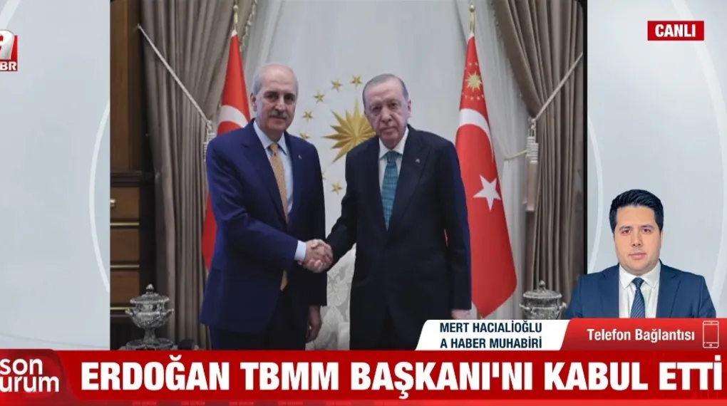 Başkan Erdoğan TBMM Başkanı'nı kabul etti