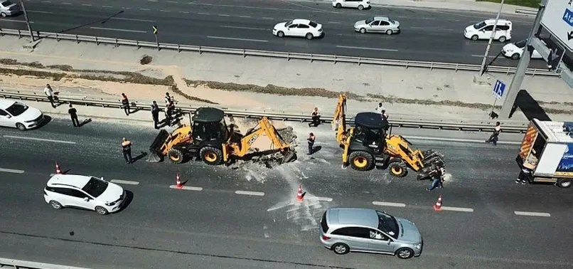 Valilikten E-5'te göçük iddiasına açıklama