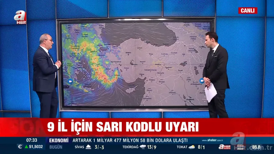 Meteoroloji uyardı: 90 km fırtına, sel, çatı uçması ve ağaç devrilmesi riski! 9 il sarı kodda 7
