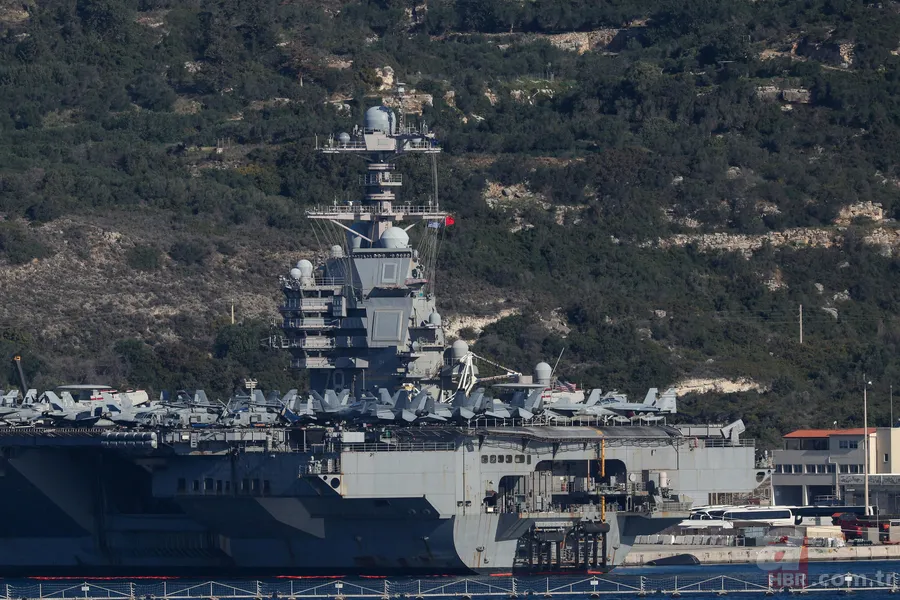 İran'a giden ABD donanmasında personel isyanda! Dünyanın en büyük uçak gemisinde tuvalet krizi 1