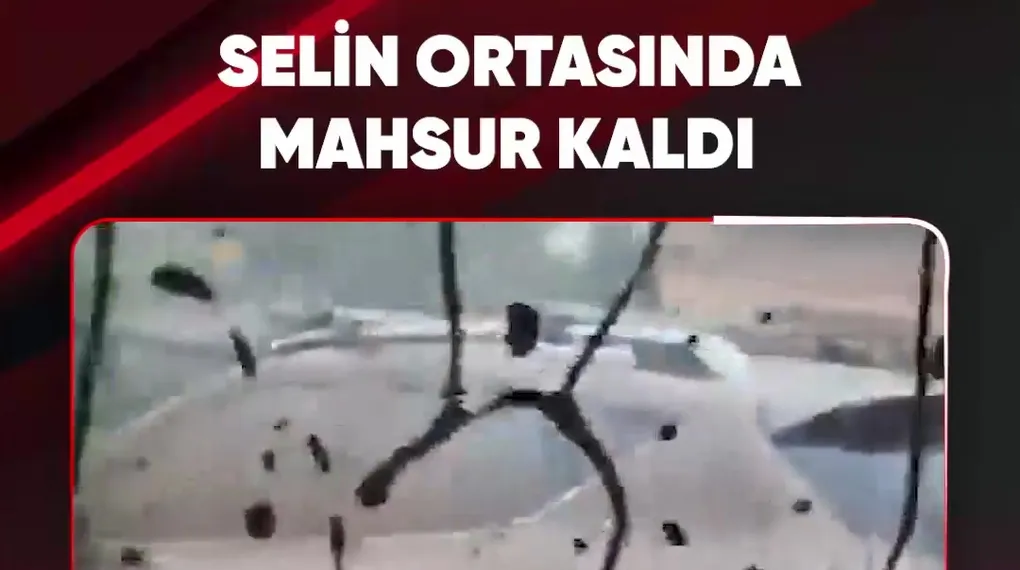 SELİN ORTASINDA MAHSUR KALDI