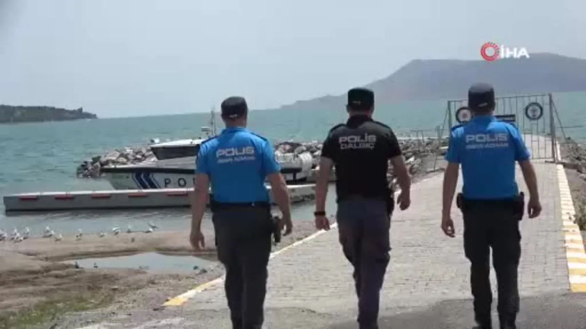 Polis botu kaçak avlanmaya izin vermiyor