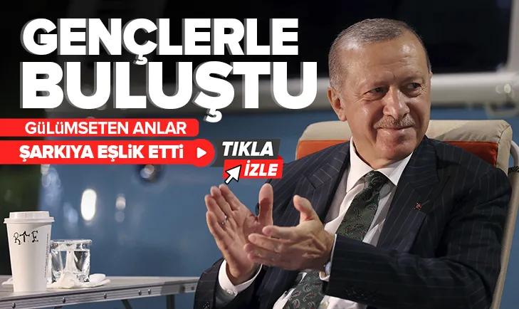 Başkan Erdoğan Mersin’de gençlerle buluştu!