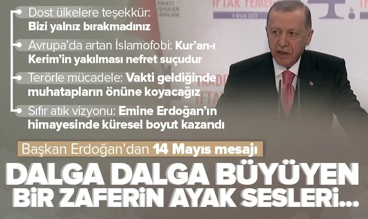 Başkan Erdoğan’dan 14 Mayıs mesajı: Dalga dalga büyüyen zaferin ayak sesleri | Dikkat çeken ABD Büyükelçisi Flake detayı