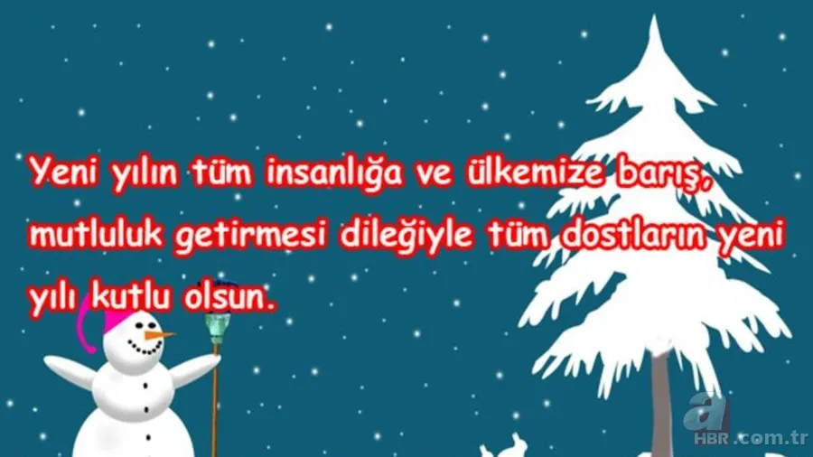 Sevgiliye, anneye, babaya, arkadaşlara yılbaşı mesajları 2022! Sıcak, anlamlı, güzel yılbaşı kutlama mesajları sözleri… Resimli yılbaşı mesajı! 14