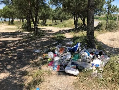 İstanbul Arnavutköy’de utandıran manzara: Çöplüğe çevirdiler