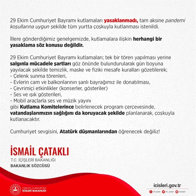 CHP’den 29 Ekim çarpıtması! Olmayan yasağa meydan okudu!