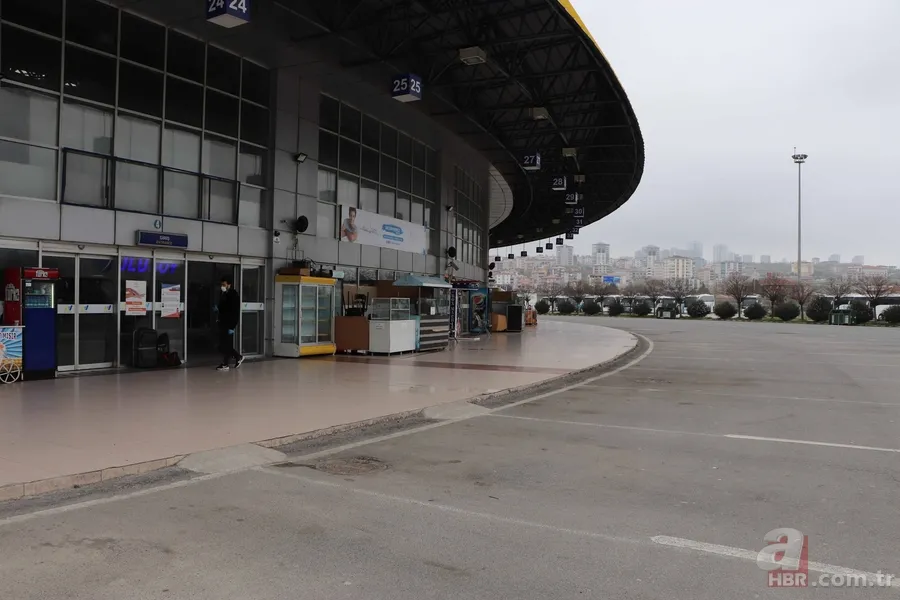 Koronavirüs önlemleri kapsamında otobüs seferleri durduruldu! İşte otogarlarda son durum 24