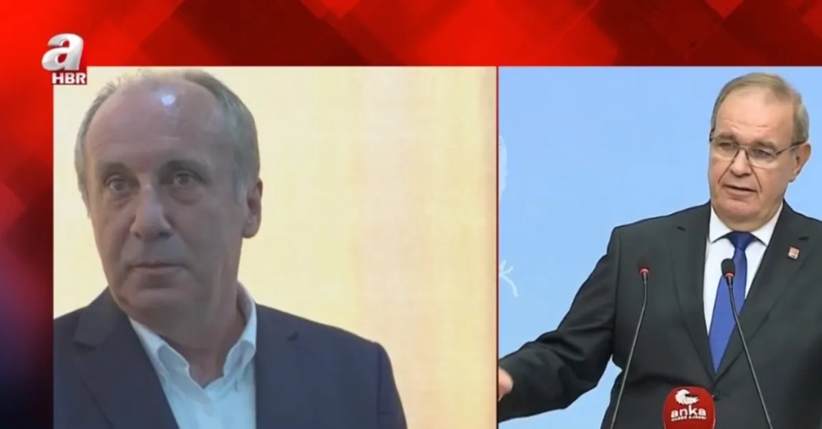 CHP’de fotoğraf krizi sürüyor! Muharrem İnce ile Faik Öztrak karşı karşıya geldi