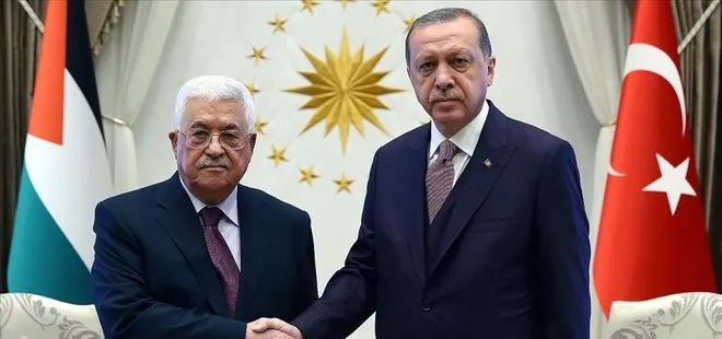 Başkan Erdoğan Filistin Devlet Başkanı Mahmud Abbas ile görüştü: İsrail’in Mescid-i Aksa’ya saldırılarını kınıyorum