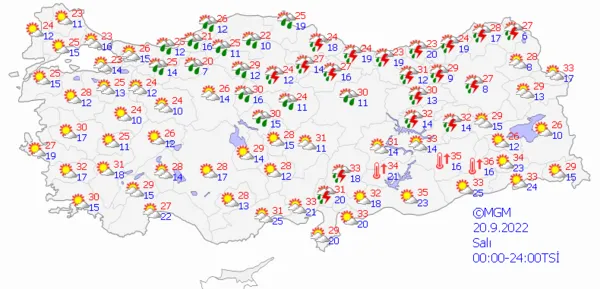 1663607309229.png Sıcaklıklar 13 dereceye iniyor! Soğuk hava dalgası kuvvetli çarpacak! Meteoroloji uyardı... İstanbul Ankara İzmir hava durumu - 5