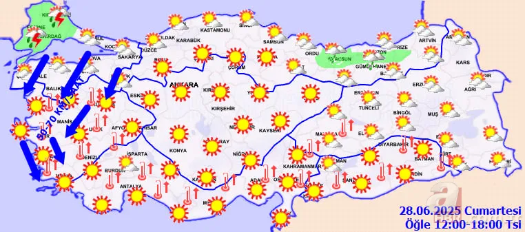 Hava sıcaklıkları şaşırtıyor! 9 ilde sarı kodlu uyarı: Bir yanda sıcaklık rekor kırıyor, diğer yanda fırtına bekleniyor 11