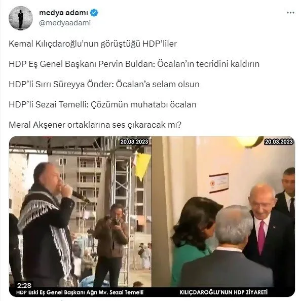 7’li koalisyonun Cumhurbaşkanı adayı Kemal Kılıçdaroğlu ve CHP'nin PKK-HDP ile ilişkileri