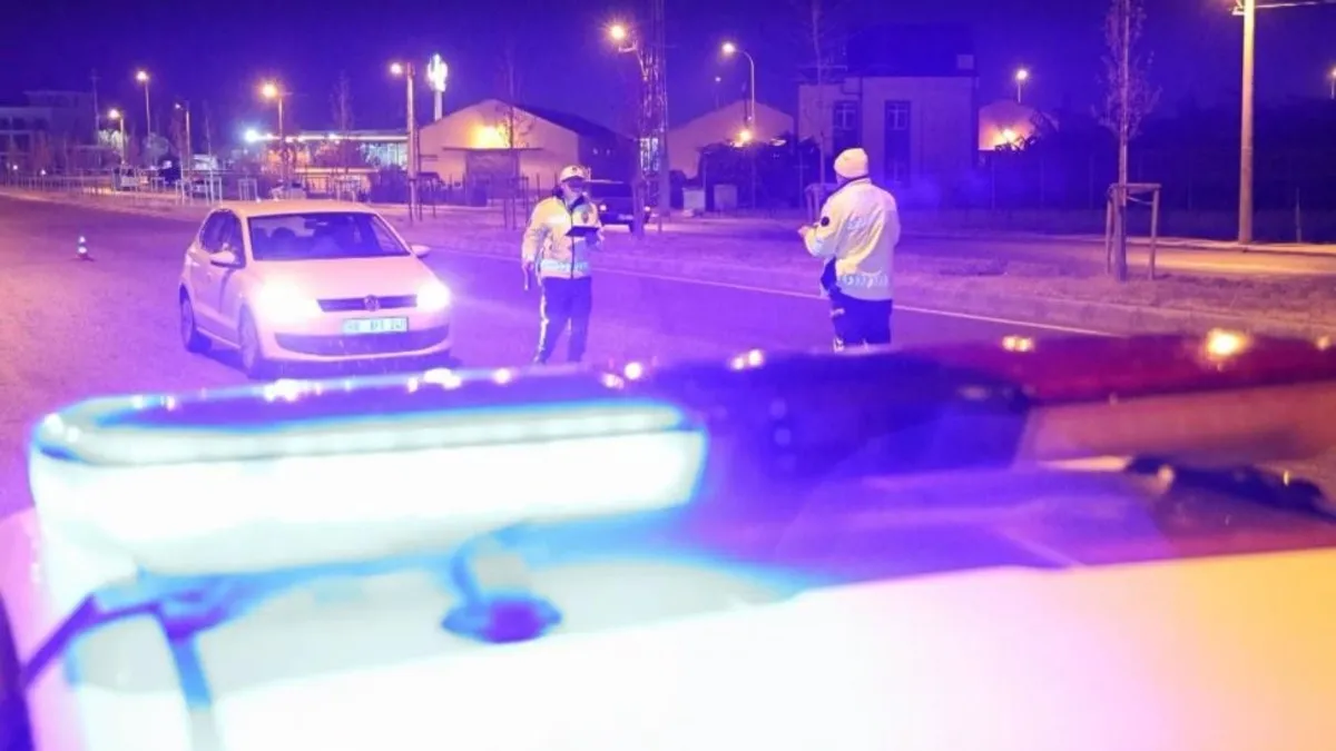 Aksaray’da trafik ekiplerinden alkol denetimi