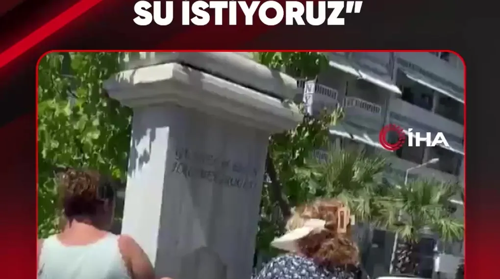 "KONSER DEĞİL SU İSTİYORUZ"