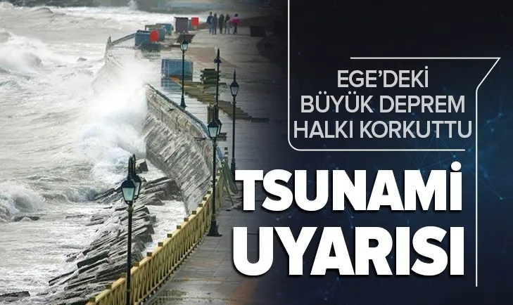 Depremler arttı Prof. Dr. Sözbilir'den tsunami uyarısı geldi