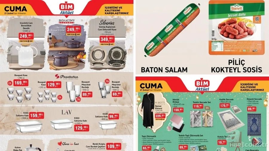 BİM 21 Şubat aktüel kataloğu: Aracı olanlara A'da Z'ye ihtiyaç listesi satışta! 1