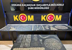 Ankara'da hobi bahçesinde gömülü 6 bin 382 tarihi eser ele geçirildi