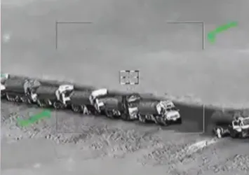 ABD-YPG'nin petrol vurgunu görüntülendi! Suriye petrolünün yüzde 83'ünü kaçırıyorlar