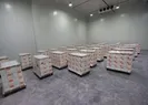 Türkiyeye gelen koronavirüs aşıları görüntülendi