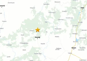 Son dakika: Adana’da 3.9 büyüklüğünde deprem