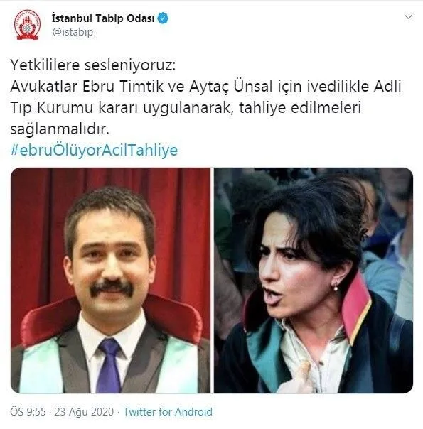 'İstanbul Tabip Odası teröre ses olmayı ne zaman bırakacak?' Skandal paylaşım - 1