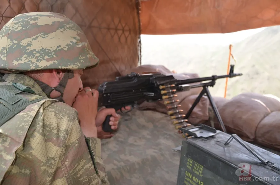 Teröristlerin korkulu rüyası hudut kartallarından Pençe harekatına tam destek 9