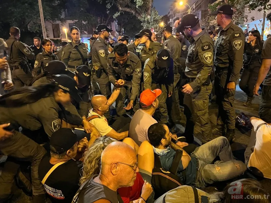 Tel Aviv yangın yeri! Protestocular Netanyahu'nun partisi Likud'un merkezini bastı 6
