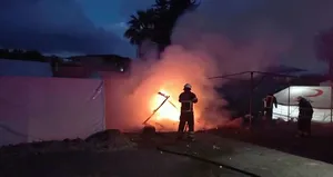 Hatay’daki çadır kentte yangın!