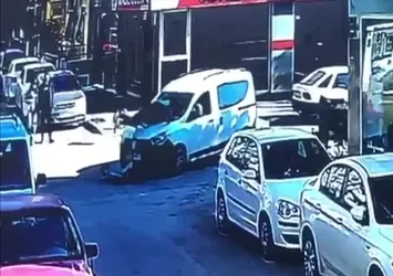 Bir scooter kazası daha! O anlar kamerada