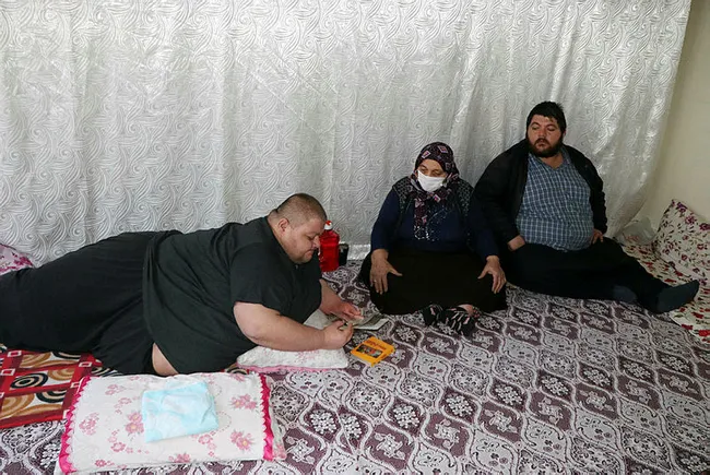 Gaziantep'te obezite hastası 280 kiloya ulaştı! Tek isteği sokakta yürümek ve çalışmak - 7