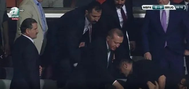 Cumhurbaşkanı Erdoğan Başakşehir maçında