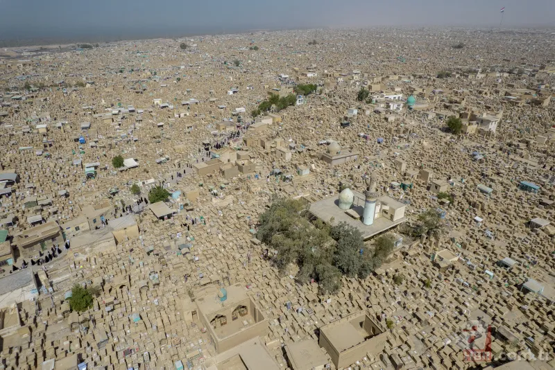 Dünyanın en büyük mezarlığı! Kurban Bayramı'nda böyle görüntülendi 21