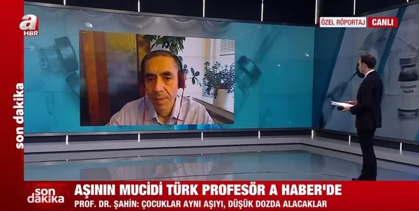 SON DAKİKA | BioNTech aşısı Türkiye'de üretilecek mi? Salgın ne zaman sona erecek? Prof. Dr. Uğur Şahin A Haber'de açıkladı - 4