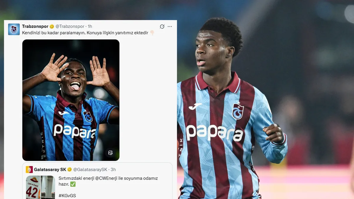 Adı Galatasaray ile anılıyordu! Trabzonspor’dan olay gönderme
