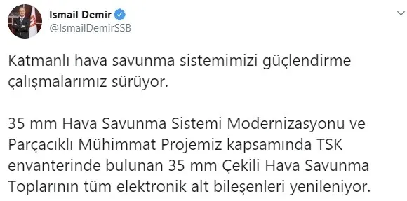 Hava savunma toplarının elektronik alt bileşenleri yenileniyor
