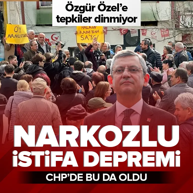 CHP’de bu da oldu! Narkozlu istifa
