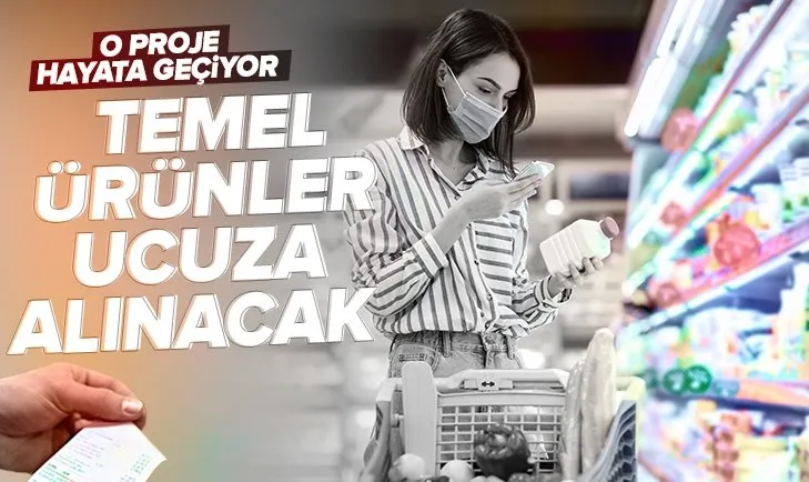 Birlikten Berekete projesi yaşama geçiriliyor! Temel ürünler ucuza alınacak